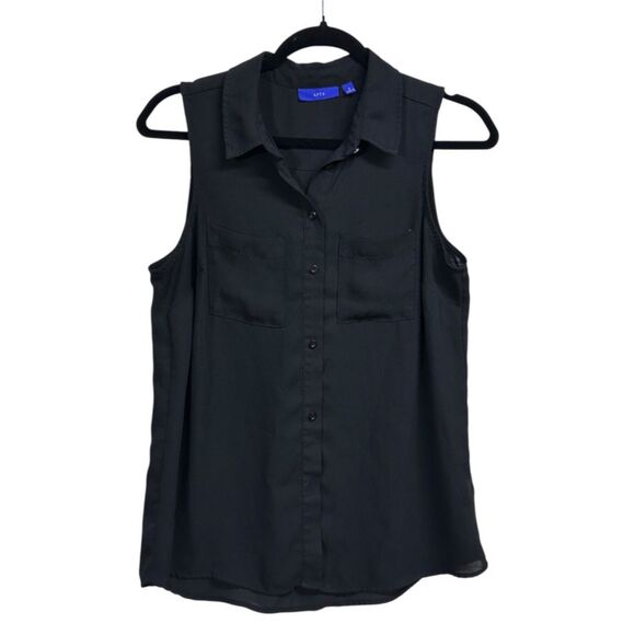Apt. 9 Tops - Apt.9 Black Sleevless Blouse Size Small - EUC